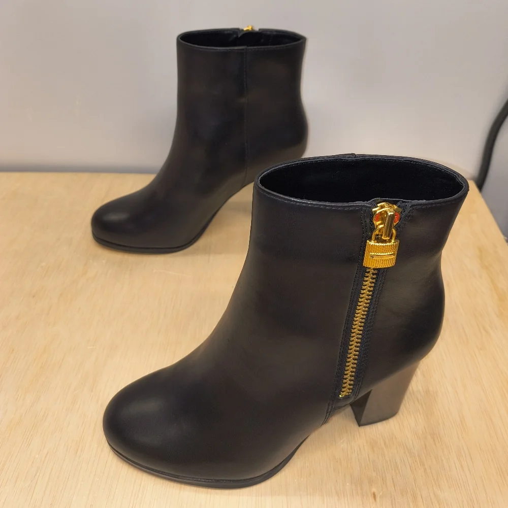 Michael Kors Black Heeled Boots - Picture 2 of 6